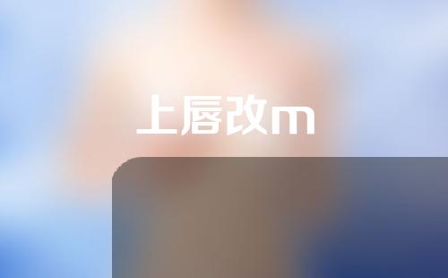 上唇改m