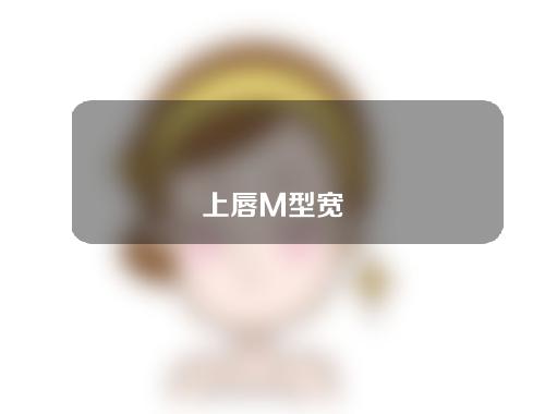 上唇M型宽