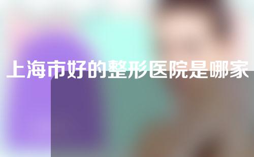 上海市好的整形医院是哪家？医院介绍一览~
