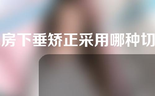 乳房下垂矫正采用哪种切口