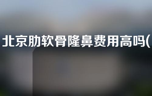 北京肋软骨隆鼻费用高吗(北京肋软骨隆鼻厉害的医生)