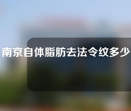 南京自体脂肪去法令纹多少钱(自体脂肪去法令纹的话能维持多久)