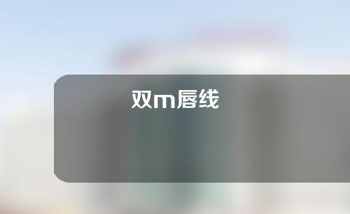 双m唇线