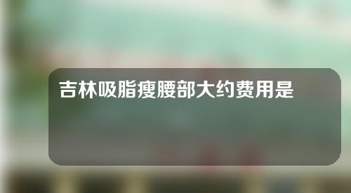 吉林吸脂瘦腰部大约费用是多少(吉林吸脂瘦腰部大约费用是多少钱)