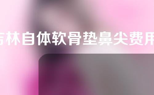 吉林自体软骨垫鼻尖费用(自体软骨垫鼻尖多少钱)