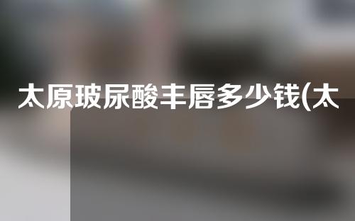太原玻尿酸丰唇多少钱(太原玻尿酸丰唇多少钱啊)