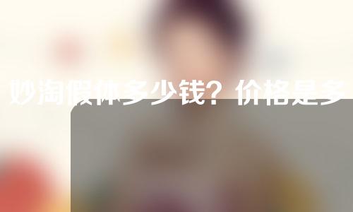 妙淘假体多少钱？价格是多少？
