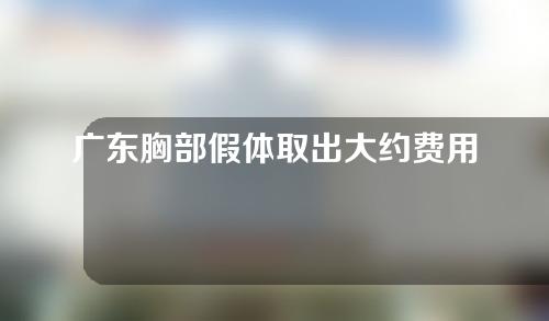 广东胸部假体取出大约费用是多少(广东胸部假体取出大约费用是多少钱)