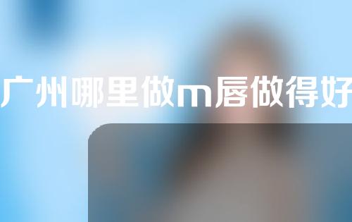 广州哪里做m唇做得好