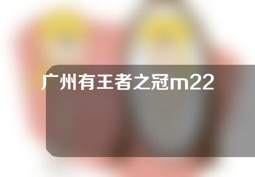 广州有王者之冠m22