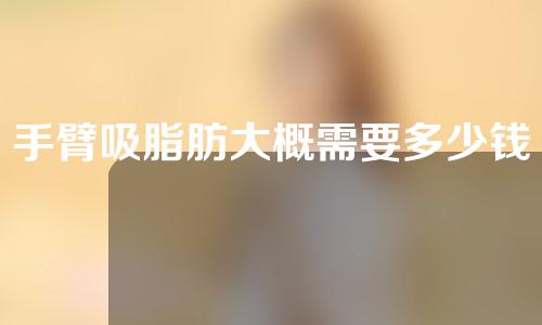 手臂吸脂肪大概需要多少钱(手臂吸脂肪大概需要多少钱呢)