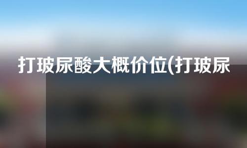 打玻尿酸大概价位(打玻尿酸大概价格)