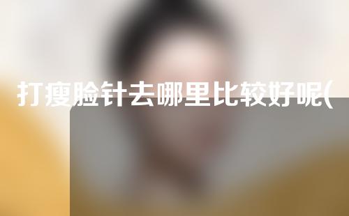 打瘦脸针去哪里比较好呢(打瘦脸针去哪里打比较好)