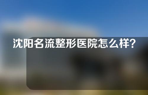 沈阳名流整形医院怎么样？隆鼻手术价格一览表+案例术后反馈