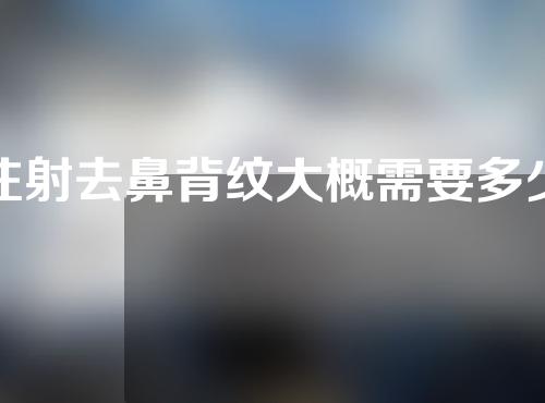 注射去鼻背纹大概需要多少钱(注射神奇抗皱，去除鼻背纹，高效低价，美丽特效一触即发！)