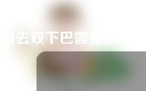 海口去双下巴需要多少费用(去一趟海口要多少钱)