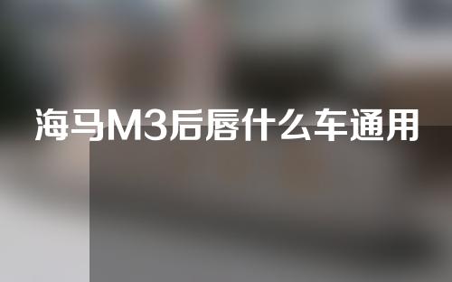 海马M3后唇什么车通用