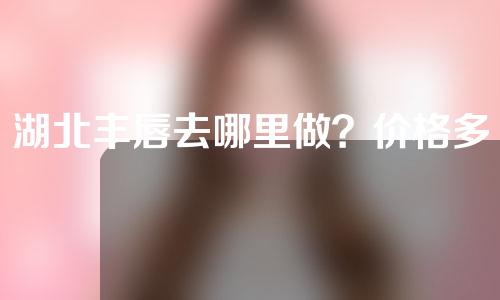 湖北丰唇去哪里做？价格多少？