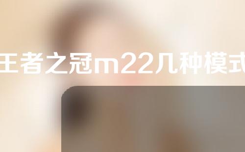 王者之冠m22几种模式