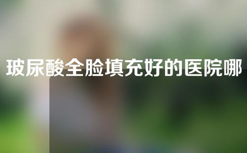 玻尿酸全脸填充好的医院哪些(玻尿酸全脸填充医院推荐：露华美、人民医院、整形医院等)