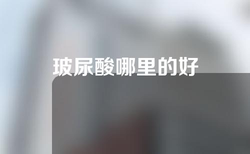 玻尿酸哪里的好