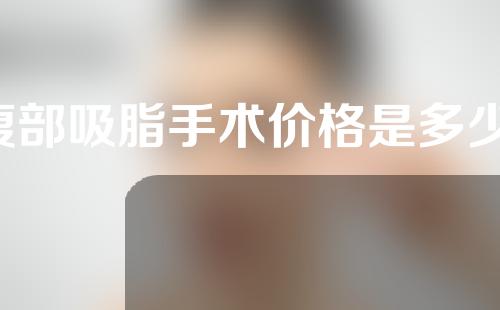 腹部吸脂手术价格是多少(腹部吸脂手术价格是多少钱)