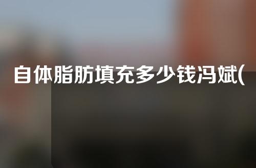 自体脂肪填充多少钱冯斌(自体脂肪填充多少钱一次)
