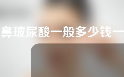 隆鼻玻尿酸一般多少钱一针(隆鼻玻尿酸一般多少钱一针啊)