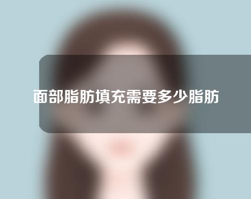 面部脂肪填充需要多少脂肪？