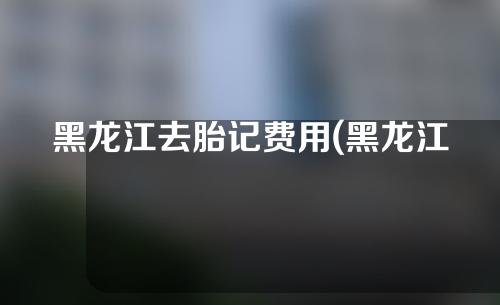黑龙江去胎记费用(黑龙江去胎记费用是多少)