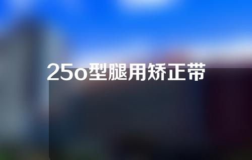 25o型腿用矫正带