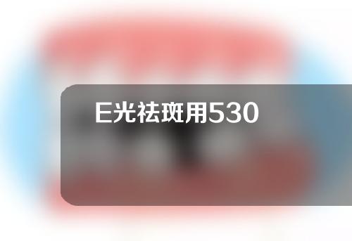 E光祛斑用530