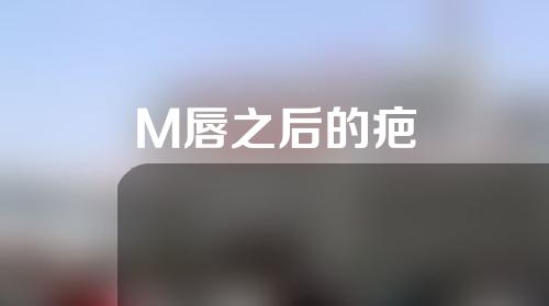 M唇之后的疤