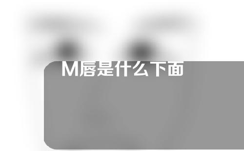 M唇是什么下面