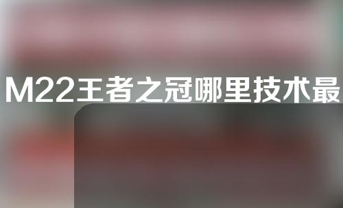 M22王者之冠哪里技术最好