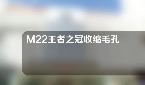 M22王者之冠收缩毛孔