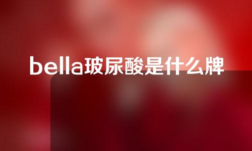 bella玻尿酸是什么牌子(bellast玻尿酸怎么样)