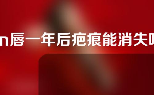 m唇一年后疤痕能消失吗