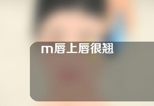 m唇上唇很翘
