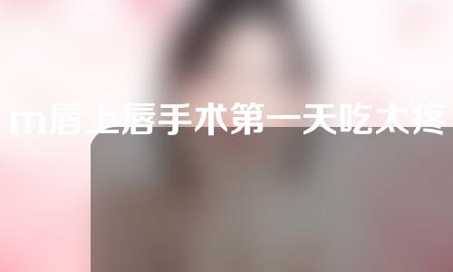 m唇上唇手术第一天吃太疼了