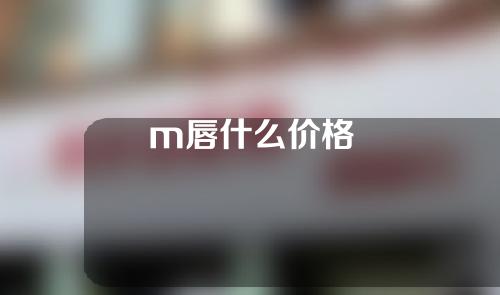 m唇什么价格