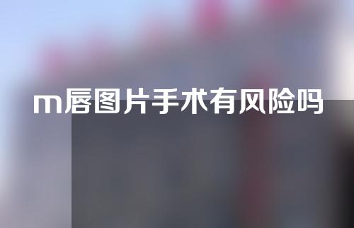 m唇图片手术有风险吗