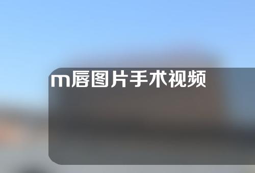 m唇图片手术视频