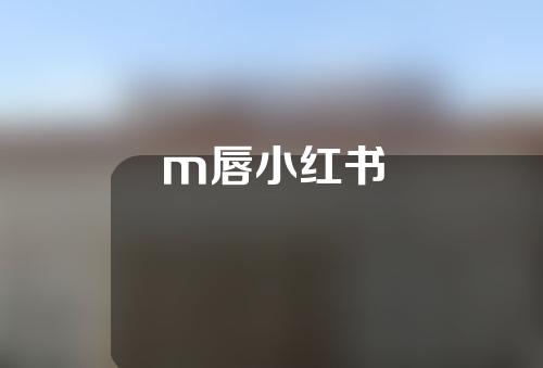 m唇小红书