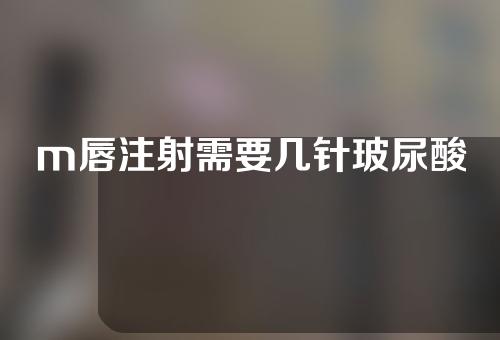 m唇注射需要几针玻尿酸