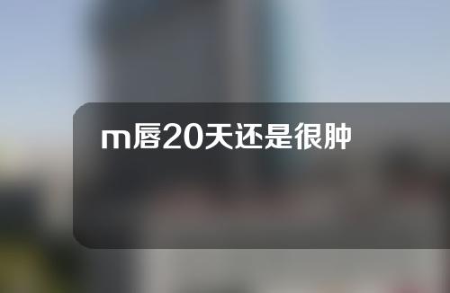 m唇20天还是很肿