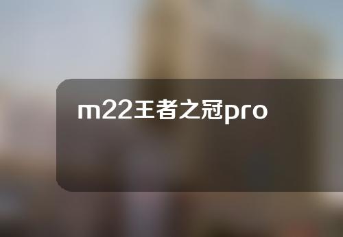 m22王者之冠pro